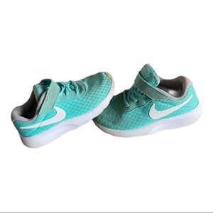 Turquoise Kids Nike Sneakers